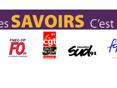 27 février 2024 – Choc des savoirs c&rsquo;est non&nbsp;!