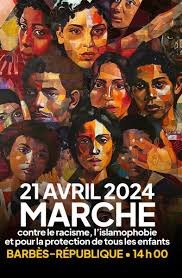 21 avril 2024 – Marche contre le racisme, l’islamophobie et pour la protection de tous les&nbsp;enfants