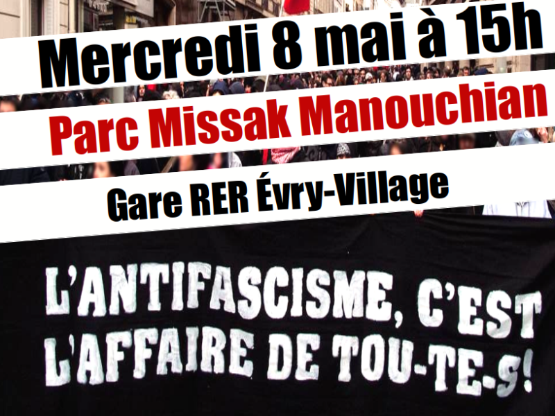 8 mai 2024 – Pour un 8 mai antifasciste en Essonne !
