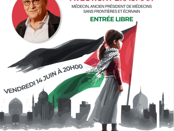 14 juin 2024 – Conférence débat Palestine avec Rony&nbsp;Brauman