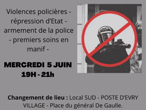 5 juin 2024 – Soirée discussion avec le collectif Désarmons&nbsp;les