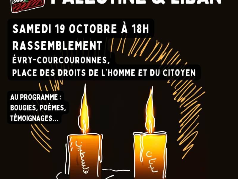 19 octobre 2024 – Veillée Palestine /&nbsp;Liban