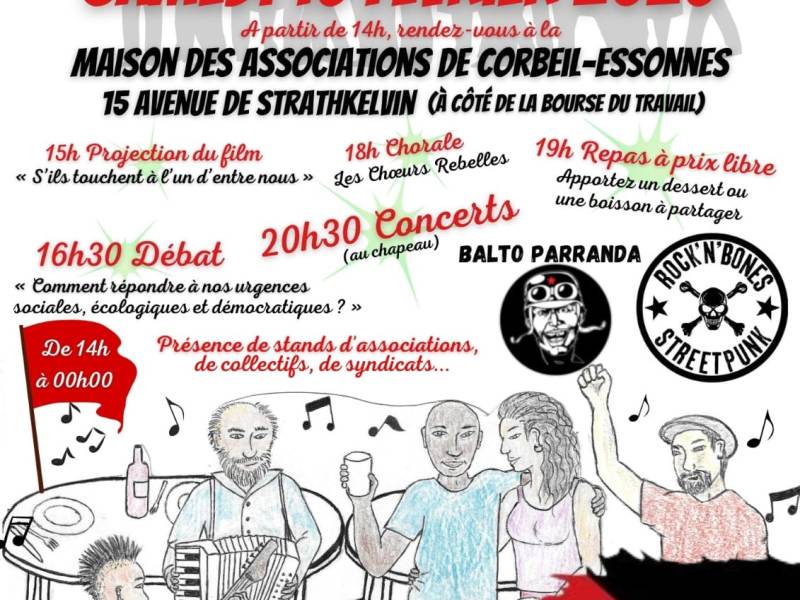 15 février 2025 – Fête des luttes, résistances et&nbsp;solidarités