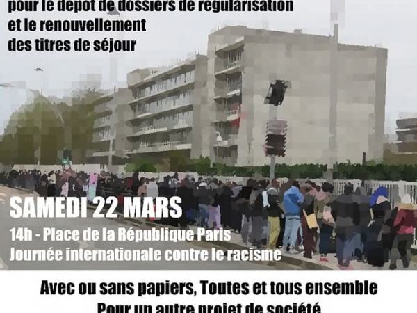 22 mars – Manifestation contre la loi Darmanin et la circulaire&nbsp;Retaillau